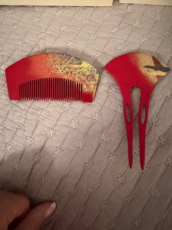 Japanese Kanzashi Hair Ornament Set Weddings Traditional Vintage main image 10